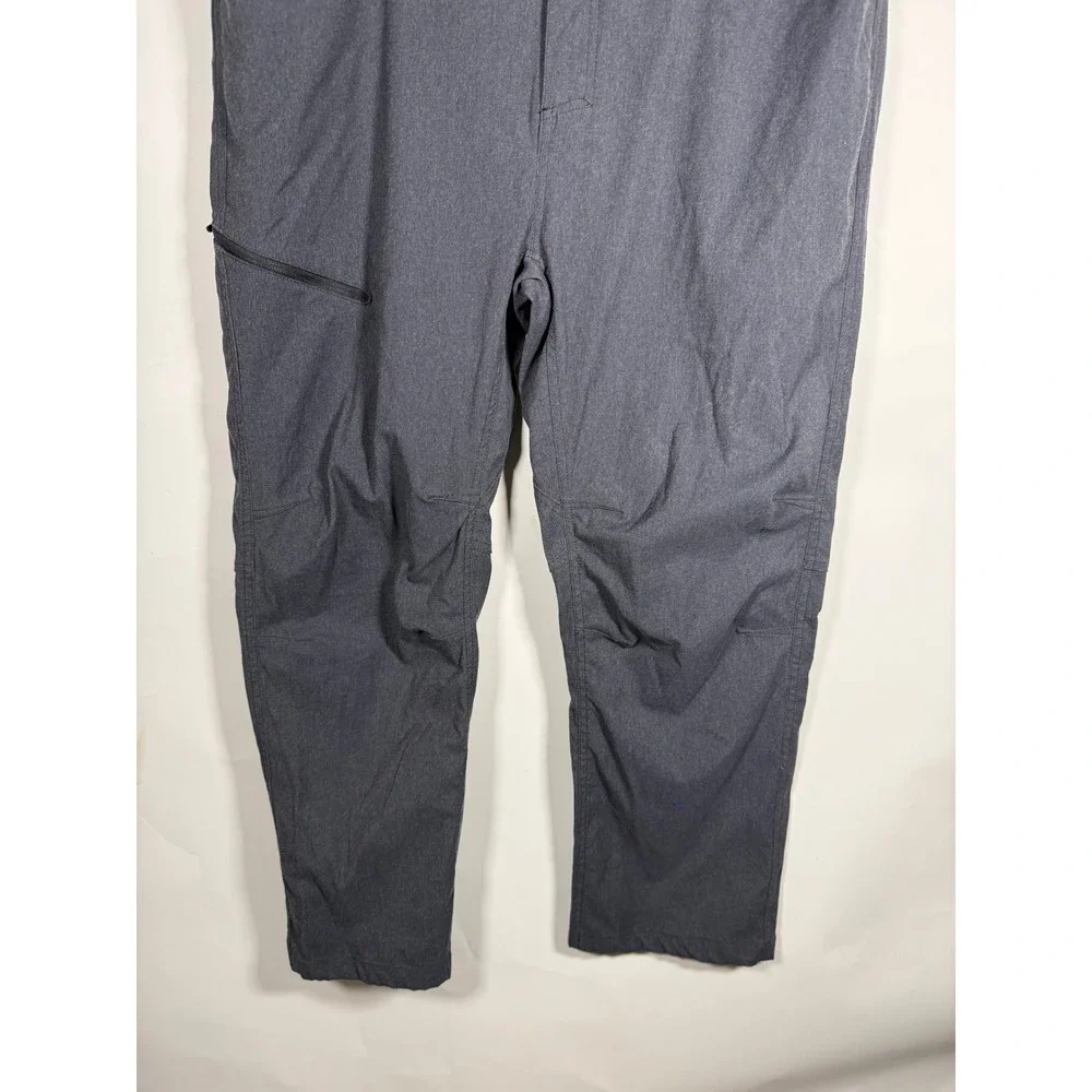 Royal Robbins Mens 38x30 Standard Fit Performance Hiking Pants Charcoal Grey